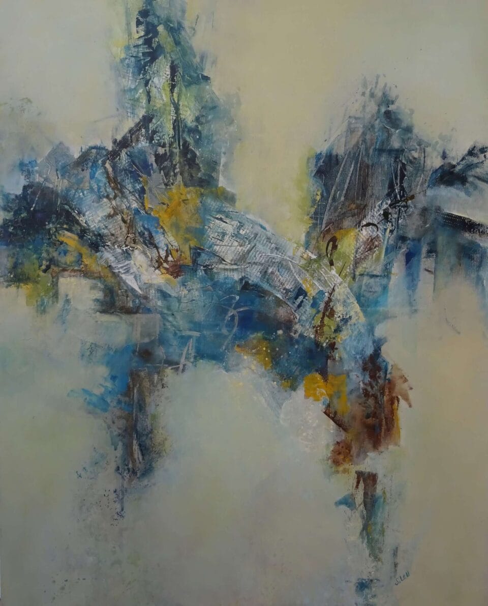 liberté voilée h13, acrylique sur toile, 81x65 cm, 2020